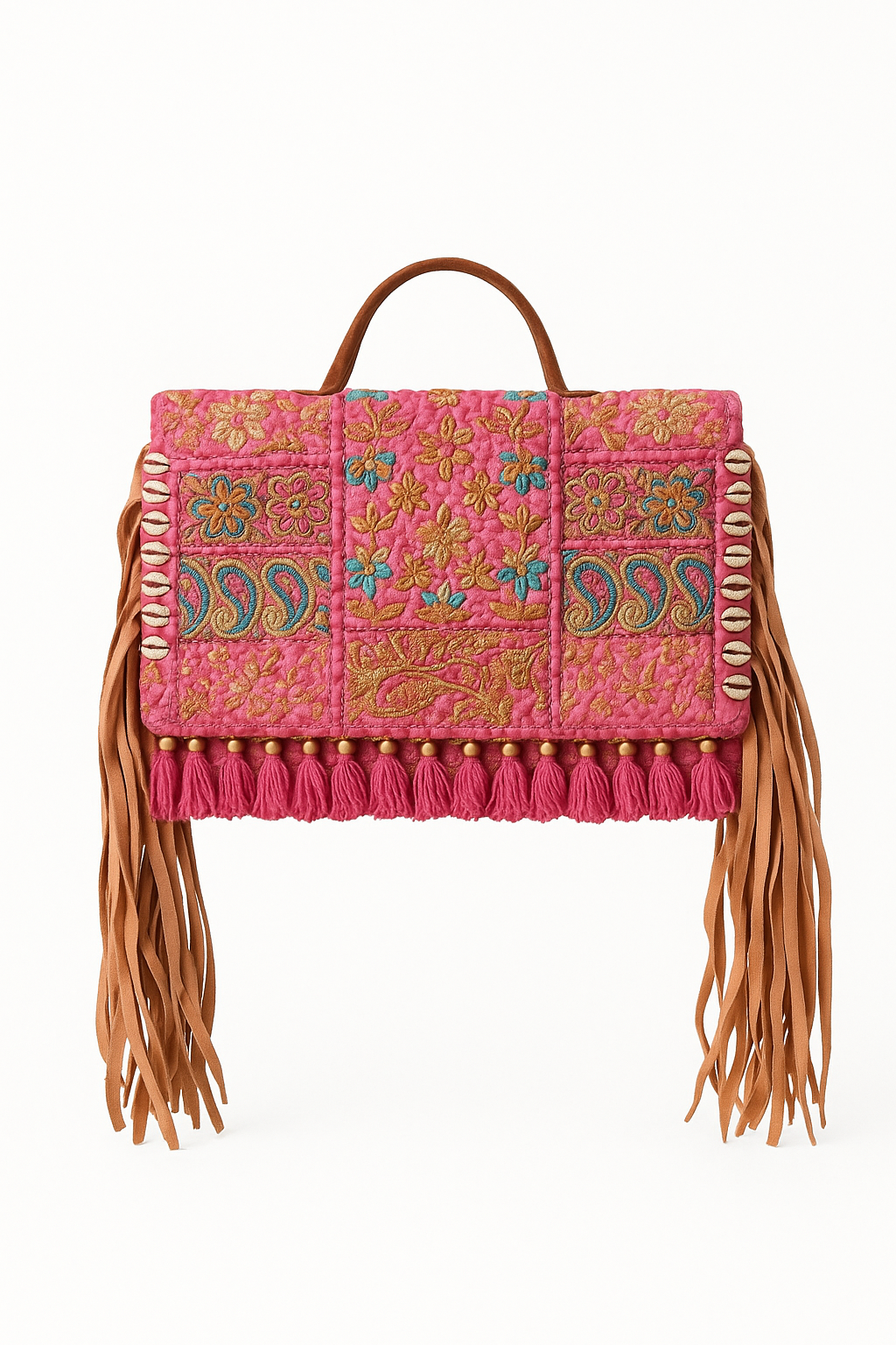 Ruhi - Soulful Elegance in Soft Pink - Banjara Bags