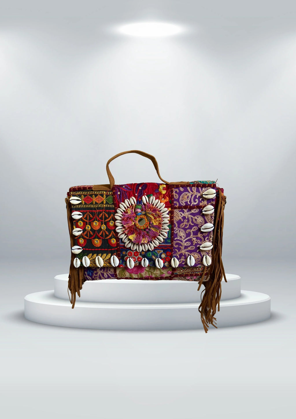 Ruhi Luxe - Soulful Elegance in Earthy Brown - Banjara Bags