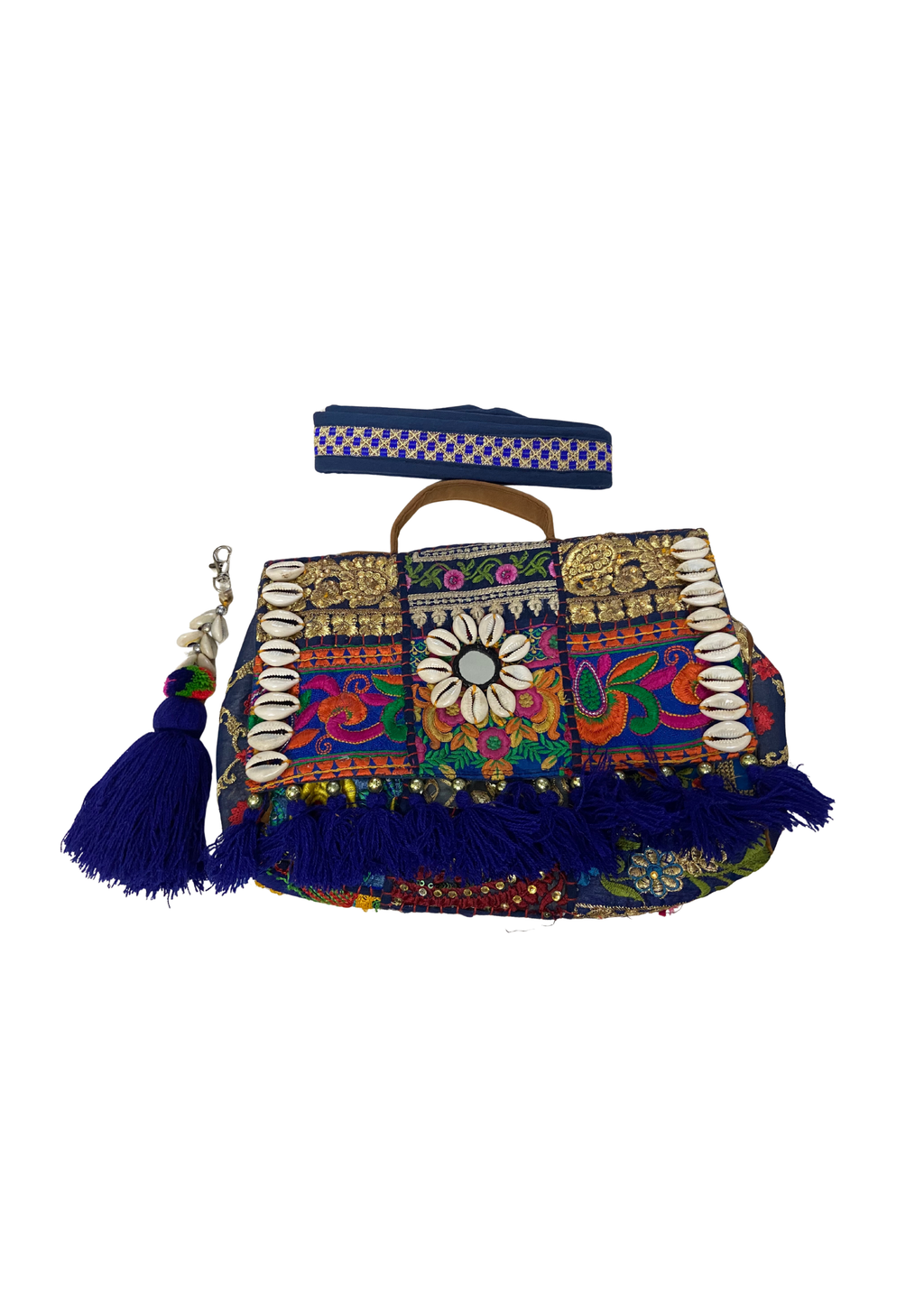 Ruhi R - Prussian Blue Tassels