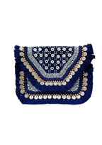 Athira - Midnight Blue Fringe - Banjara Bags