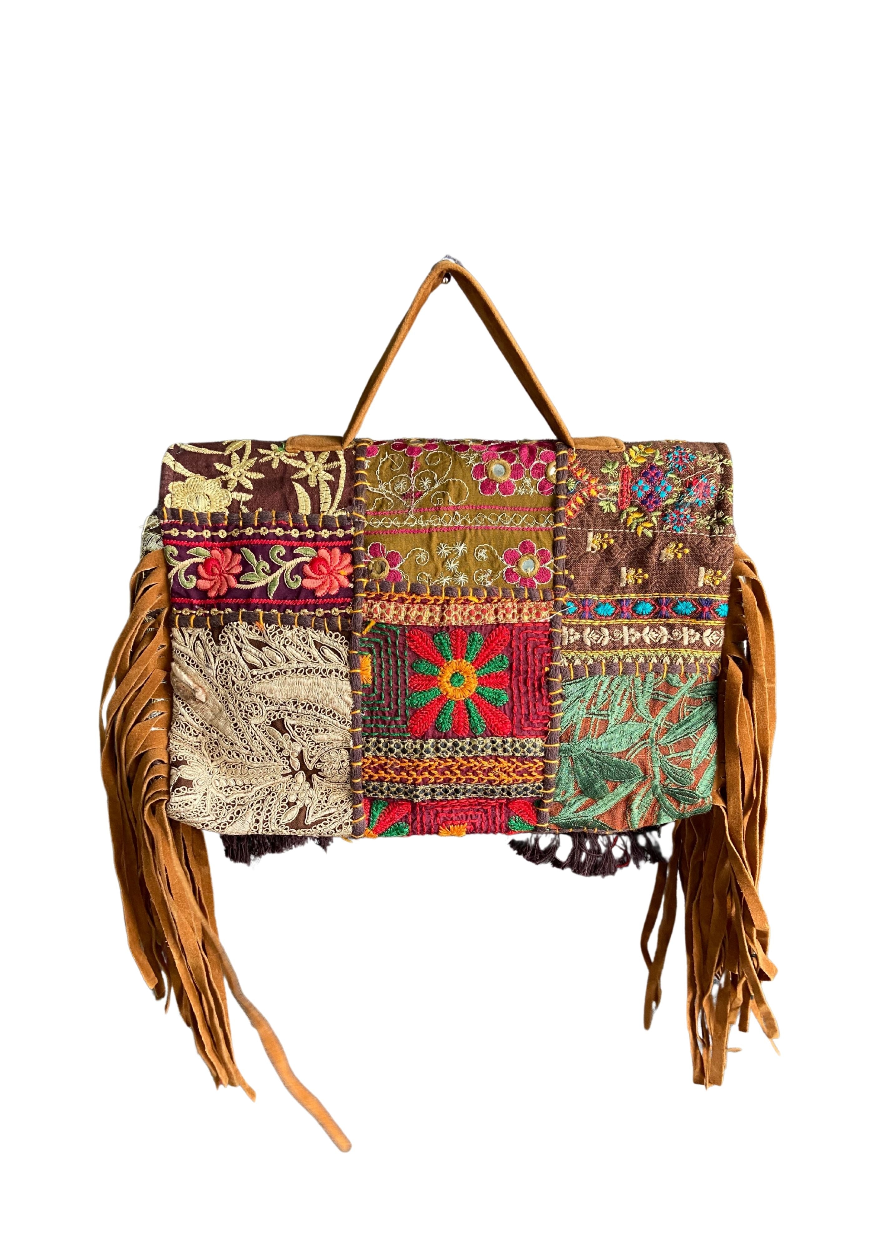 Ruhi - Soulful Elegance In Coffee Brown - Banjara Bags