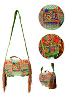 Ruhi - Soulful Elegance in Parrot Green - Banjara Bags