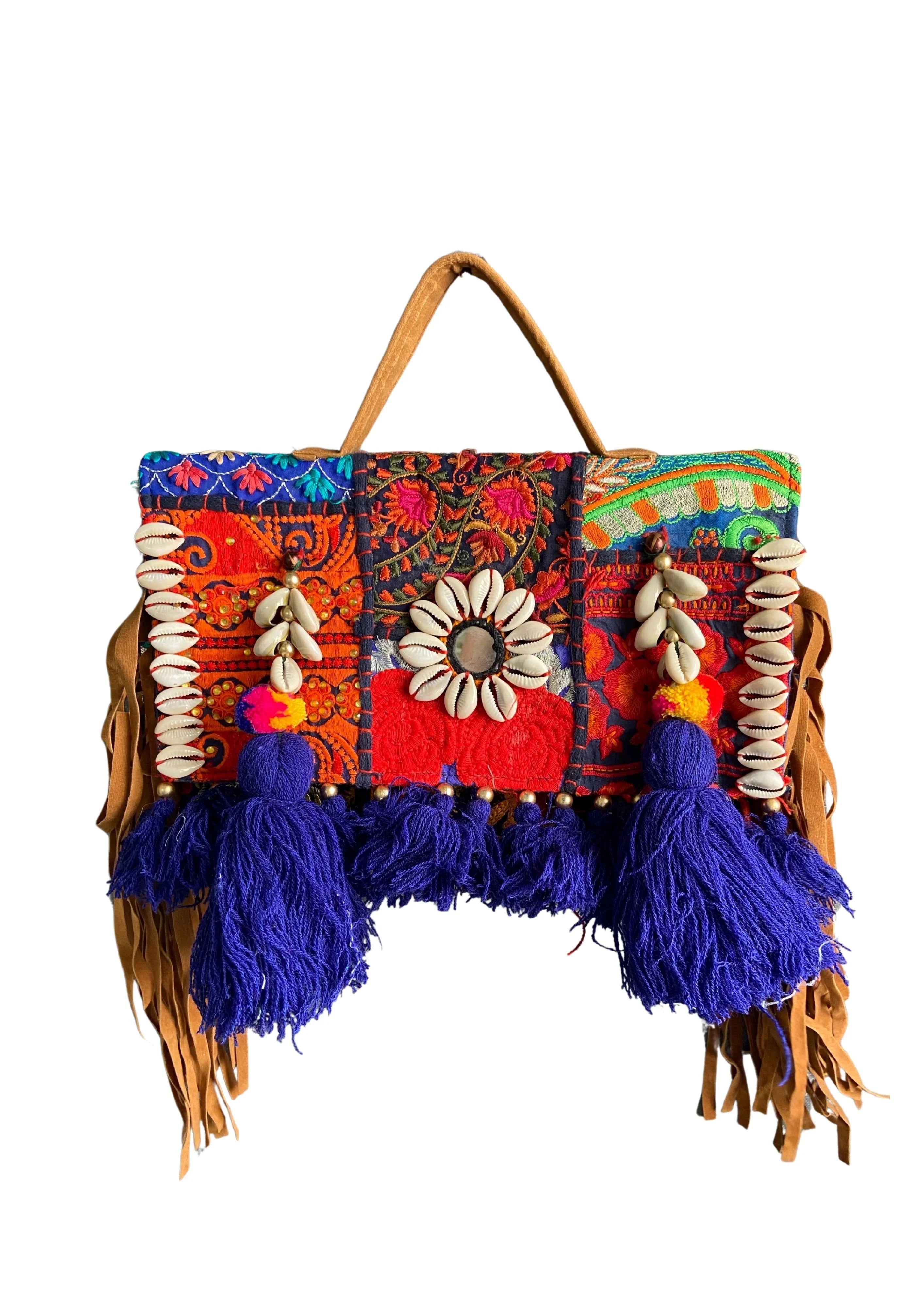 Ruhi - Soulful Elegance in Prussian Blue - Banjara Bags