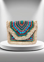 Athira - Turquoise Blue Bead - Banjara Bags