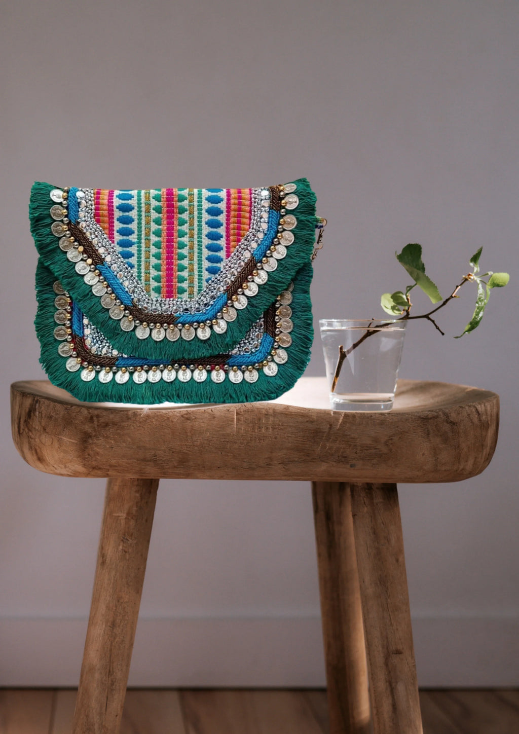 Athira - Emerald Green - Banjara Bags