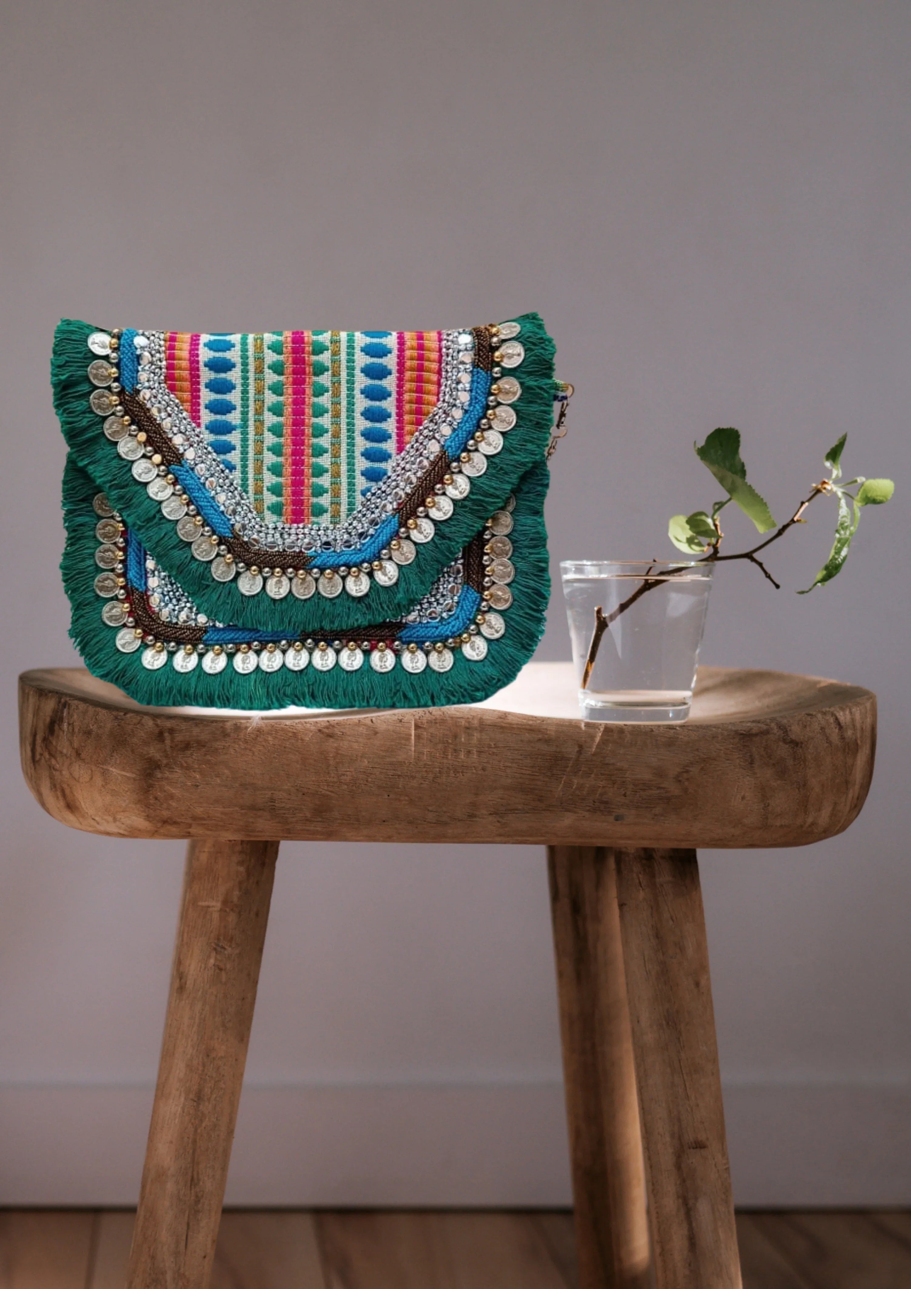 Athira - Emerald Green - Banjara Bags