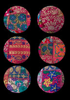 Manya - Rani Pink and Gold - Banjara Bags